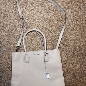 Michael Kors Light Gray Tote Bag